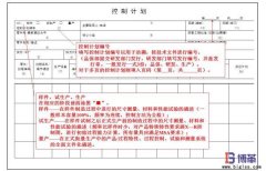 精益質(zhì)量之控制計劃制作與運用